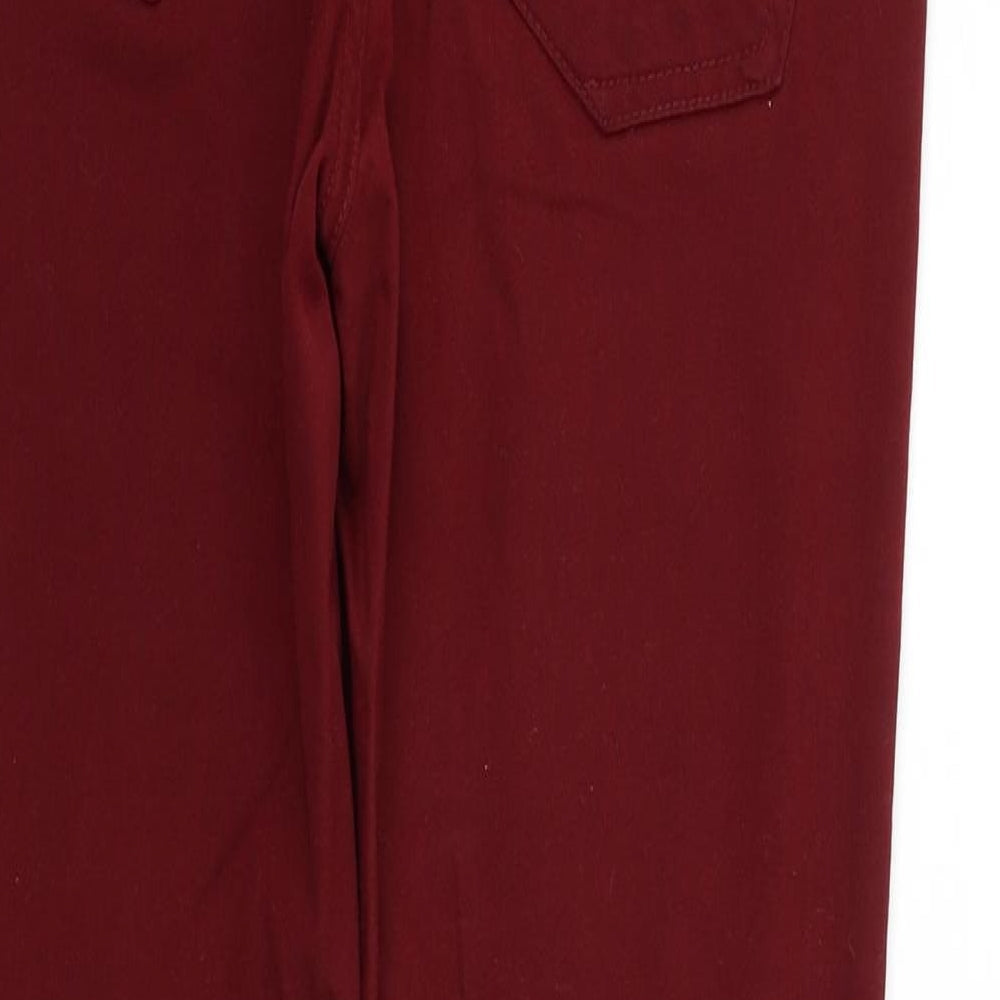 Womens UK Size 10 Yes yes Regular Fit Sweatpants Red Trousers