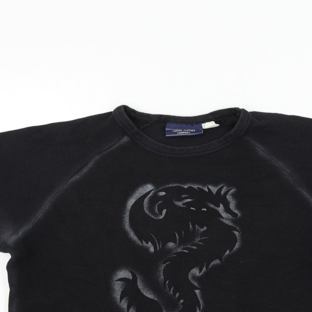 casual clothes company  Womens Black   Pullover Jumper Size 10