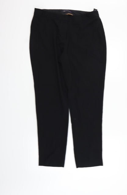 Womens UK Size 14 Marks and Spencer Regular Fit  Black Trousers