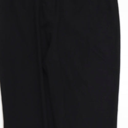 Womens UK Size 14 Marks and Spencer Regular Fit  Black Trousers