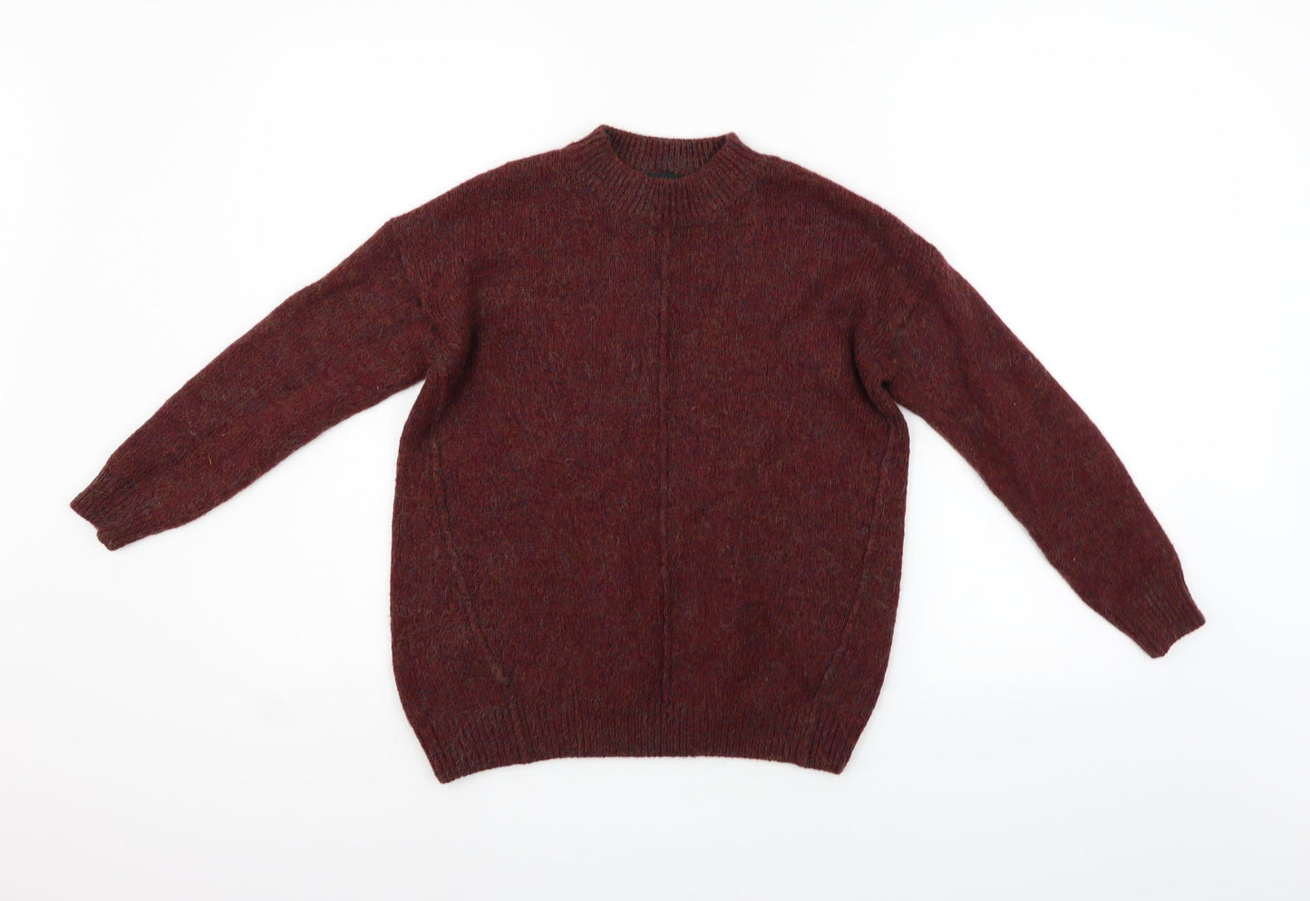 Topshop Womens Red   Henley Jumper Size 10