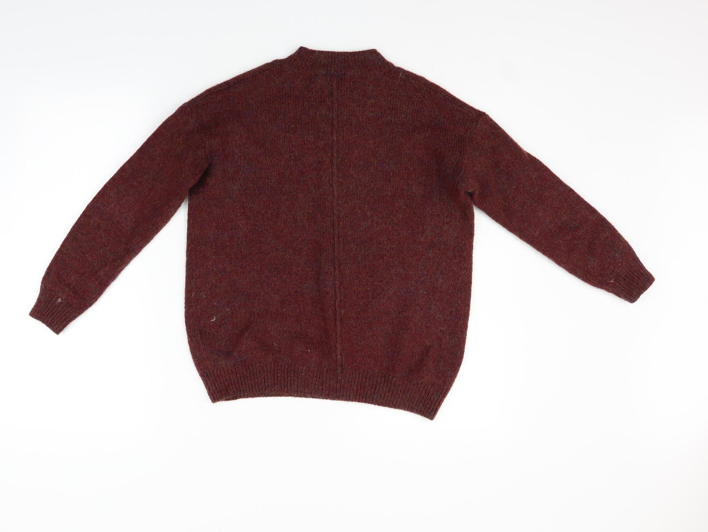 Topshop Womens Red   Henley Jumper Size 10