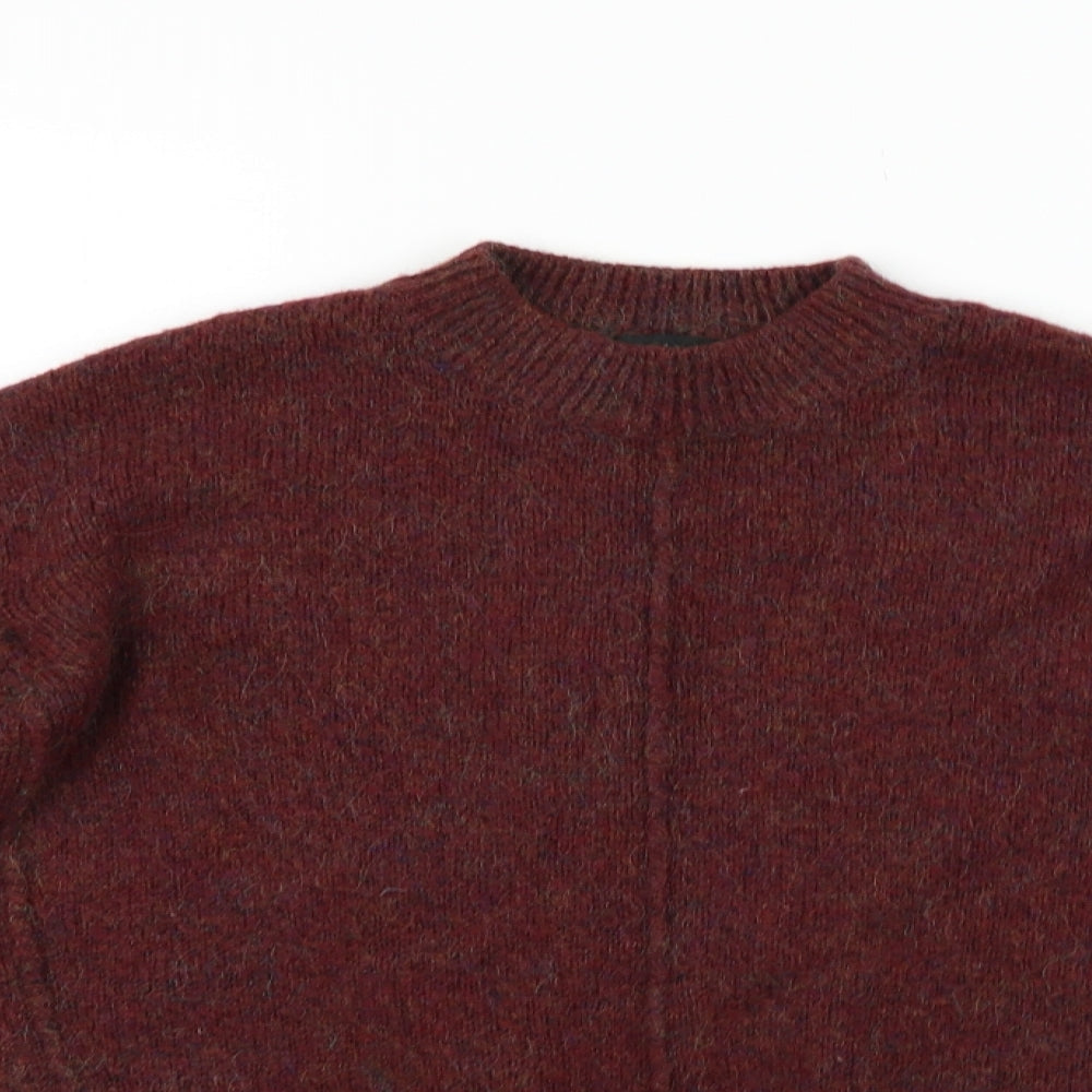 Topshop Womens Red   Henley Jumper Size 10