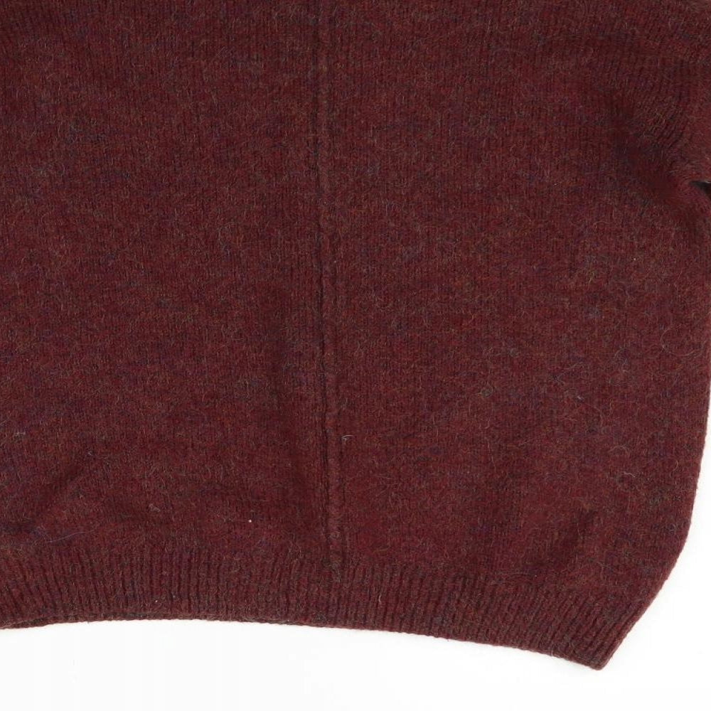 Topshop Womens Red   Henley Jumper Size 10