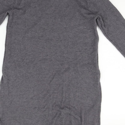 Primark Womens Grey   Jumper Dress  Size 2XS