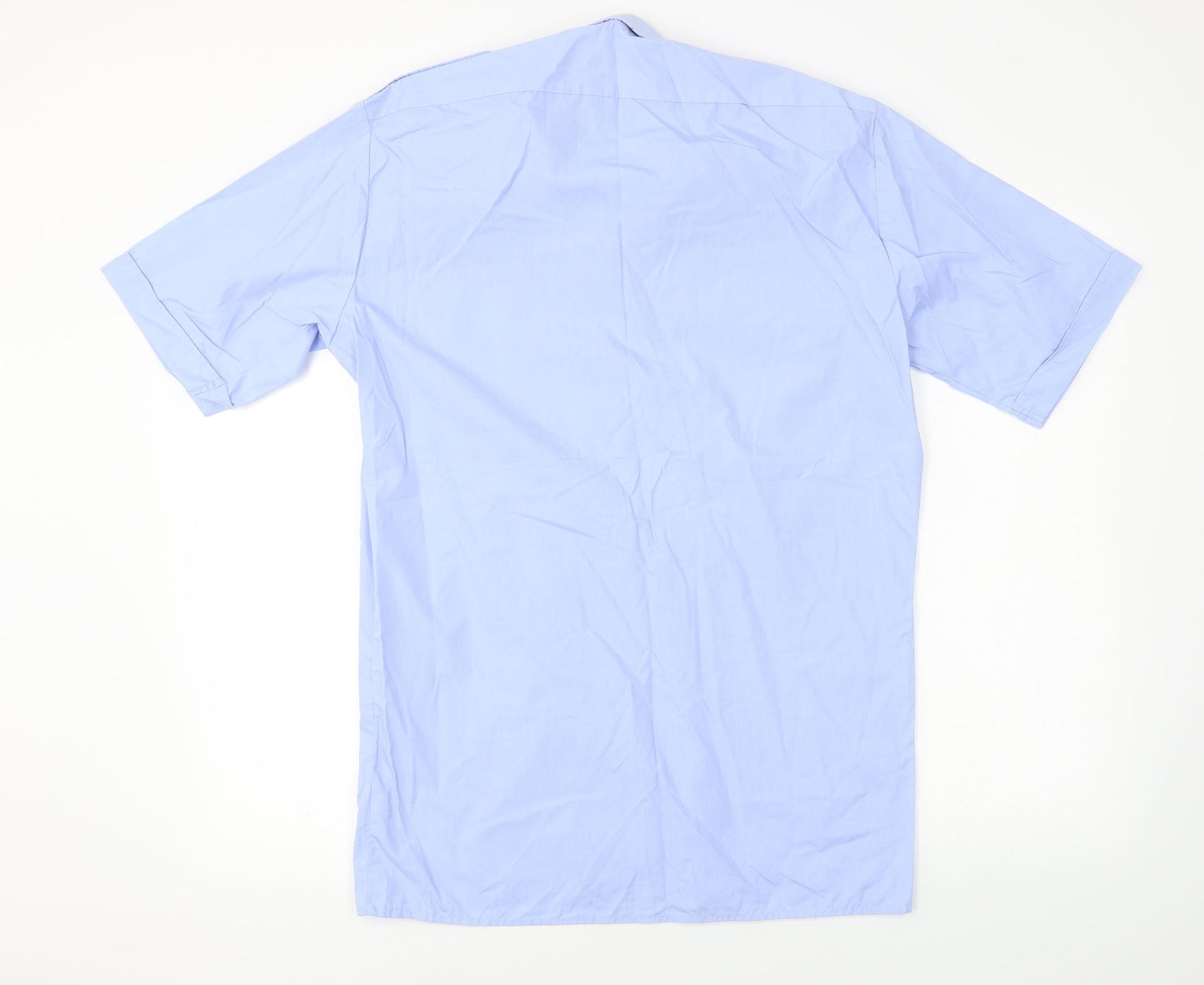 Mens UK Collar Size 15 Bosweel Smart Blue  Dress Shirt