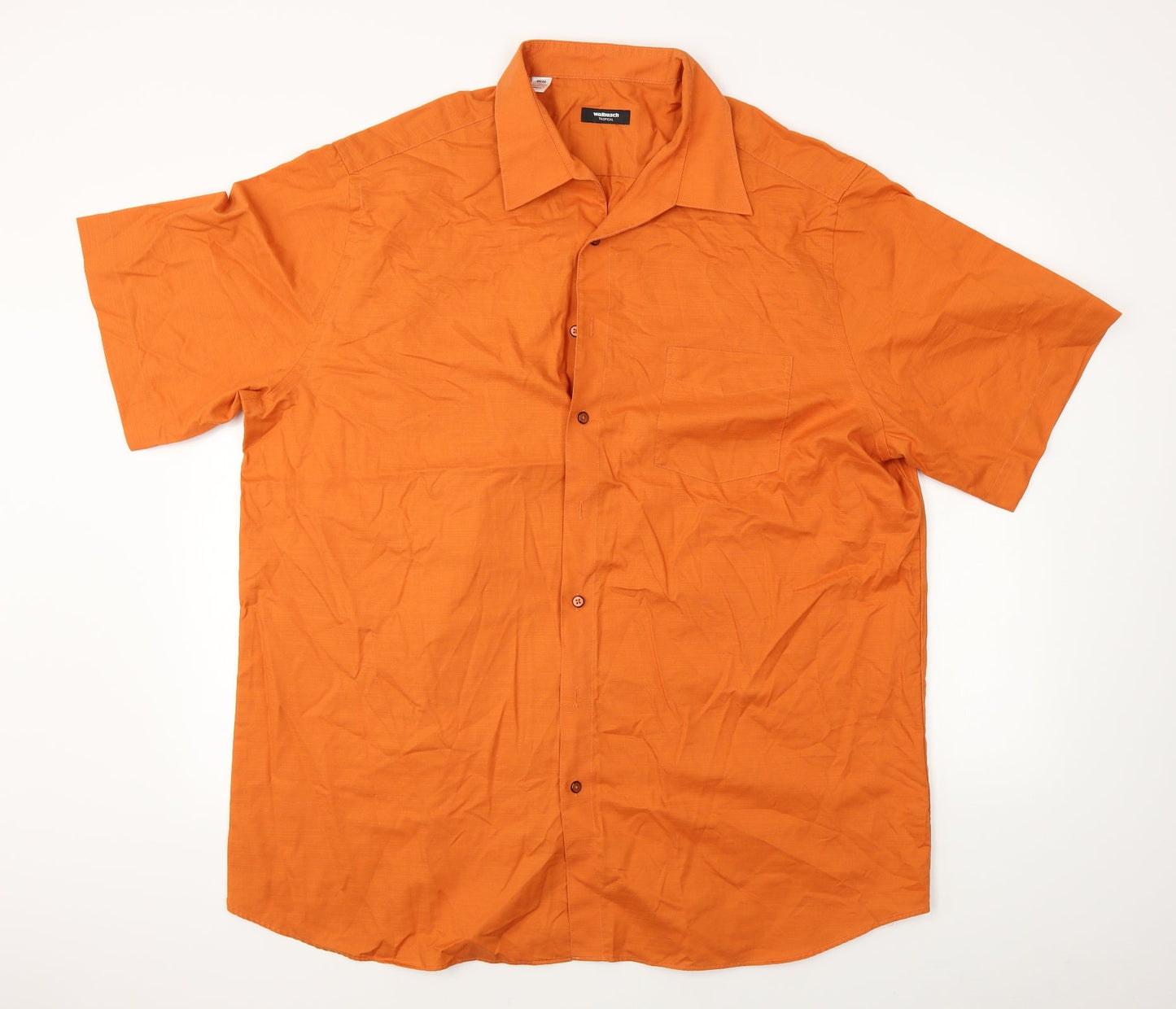 Walbusch  Mens Orange    Button-Up