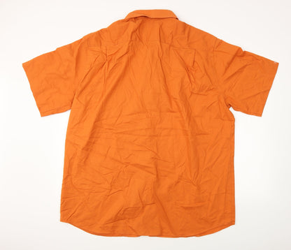 Walbusch  Mens Orange    Button-Up