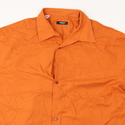 Walbusch  Mens Orange    Button-Up