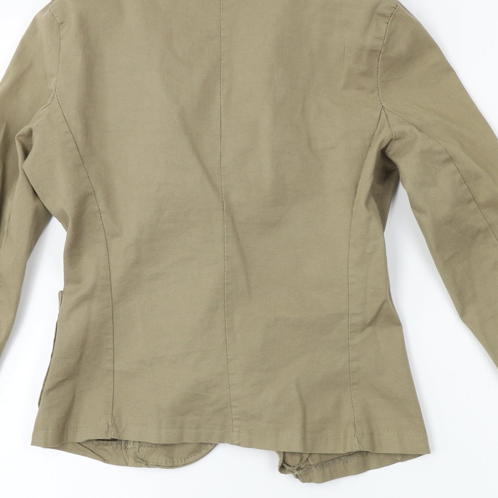 Womens UK Size M Preworn Green Jacket