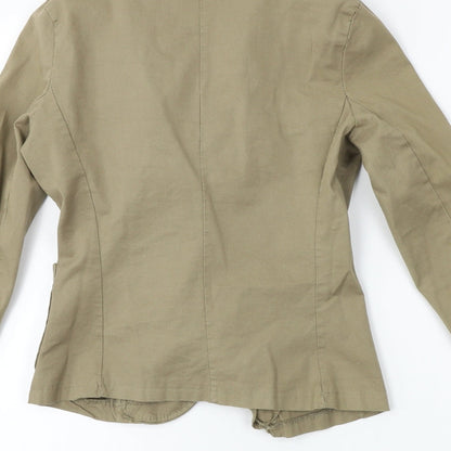 Womens UK Size M Preworn Green Jacket