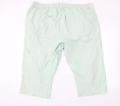 Womens UK Size XL BM Regular Fit  Green Trousers