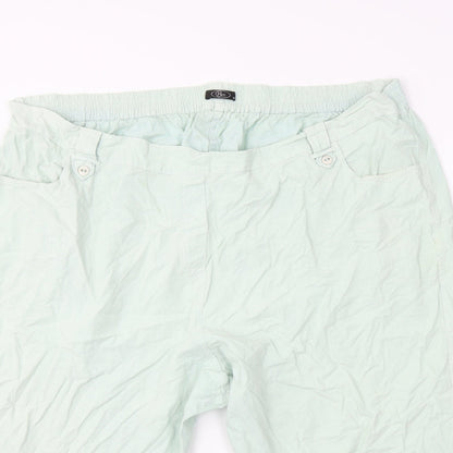 Womens UK Size XL BM Regular Fit  Green Trousers