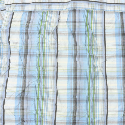 RE Work Mens Blue Check   Button-Up Size XL