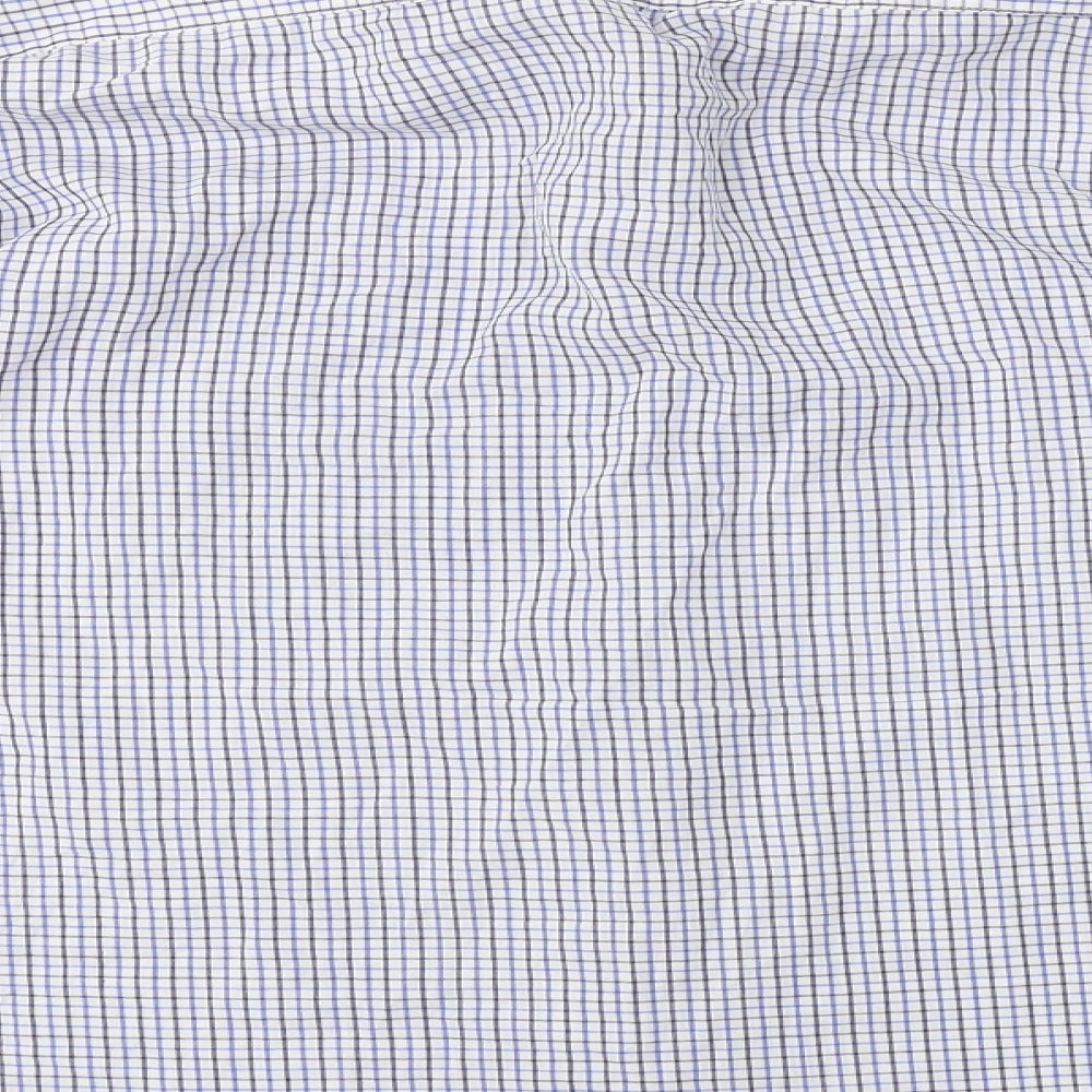 Mens UK Size XL MALDINI Blue  Button-Up Long Sleeve Casual Shirt