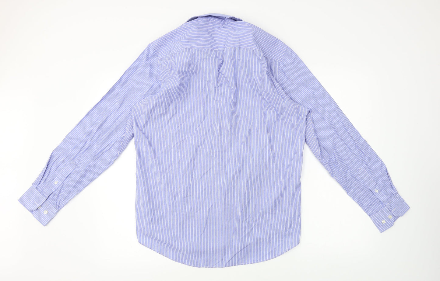 Tailor & Cutter  Mens Blue    Button-Up Size 15