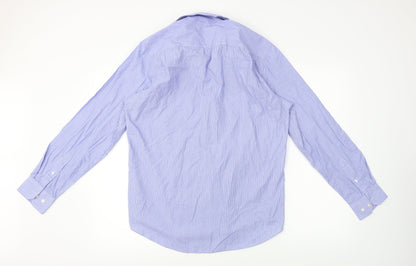 Tailor & Cutter  Mens Blue    Button-Up Size 15