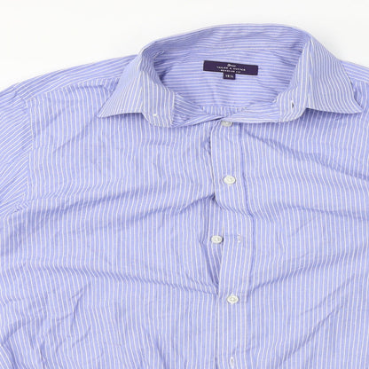 Tailor & Cutter  Mens Blue    Button-Up Size 15