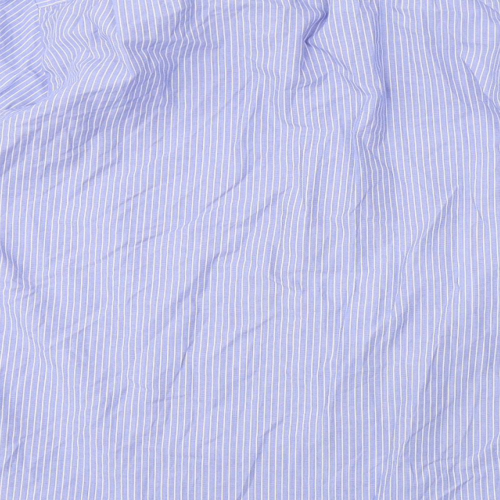 Tailor & Cutter  Mens Blue    Button-Up Size 15