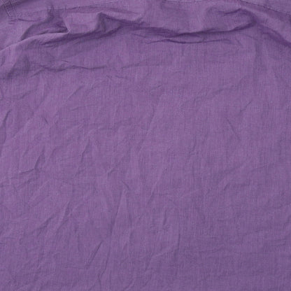 F&F  Mens Purple    Button-Up Size 16