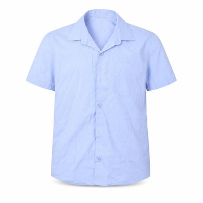 George  Boys Blue   Basic Button-Up Size 8-9 Years