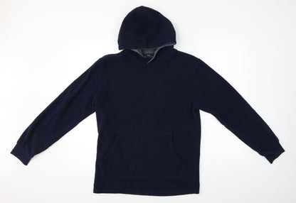 Mens UK Size S Easy Blue Pullover Hoodie
