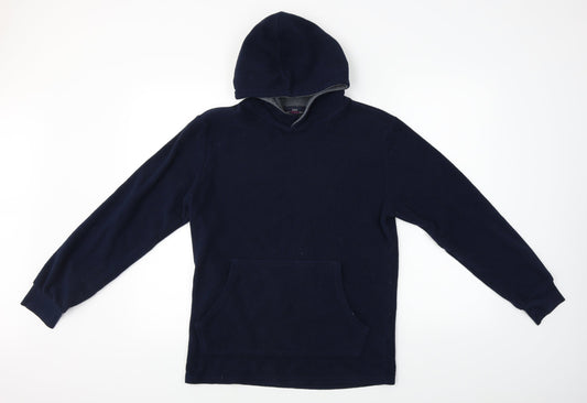 Mens UK Size S Easy Blue Pullover Hoodie