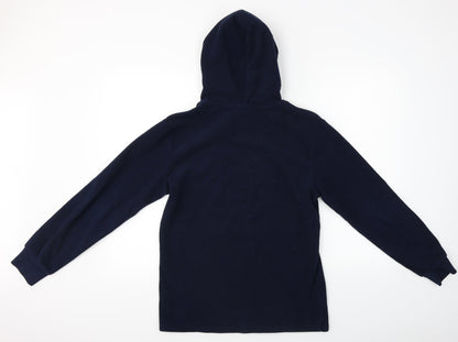 Mens UK Size S Easy Blue Pullover Hoodie