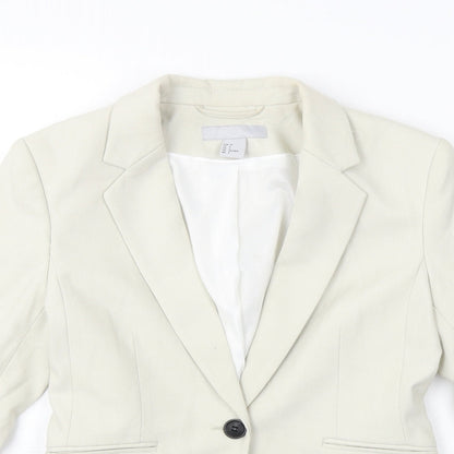 H&M  Womens Beige   Jacket Coat Size 4
