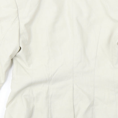 H&M  Womens Beige   Jacket Coat Size 4