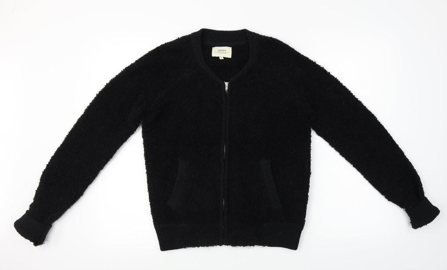 Papaya  Womens Black   Jacket Coat Size S