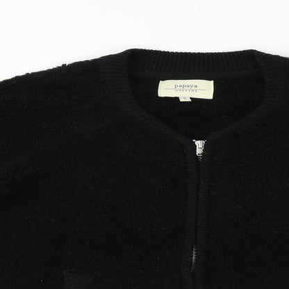 Papaya  Womens Black   Jacket Coat Size S