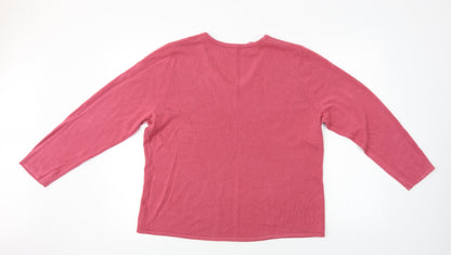 BM  Womens Pink   Pullover Jumper Size L