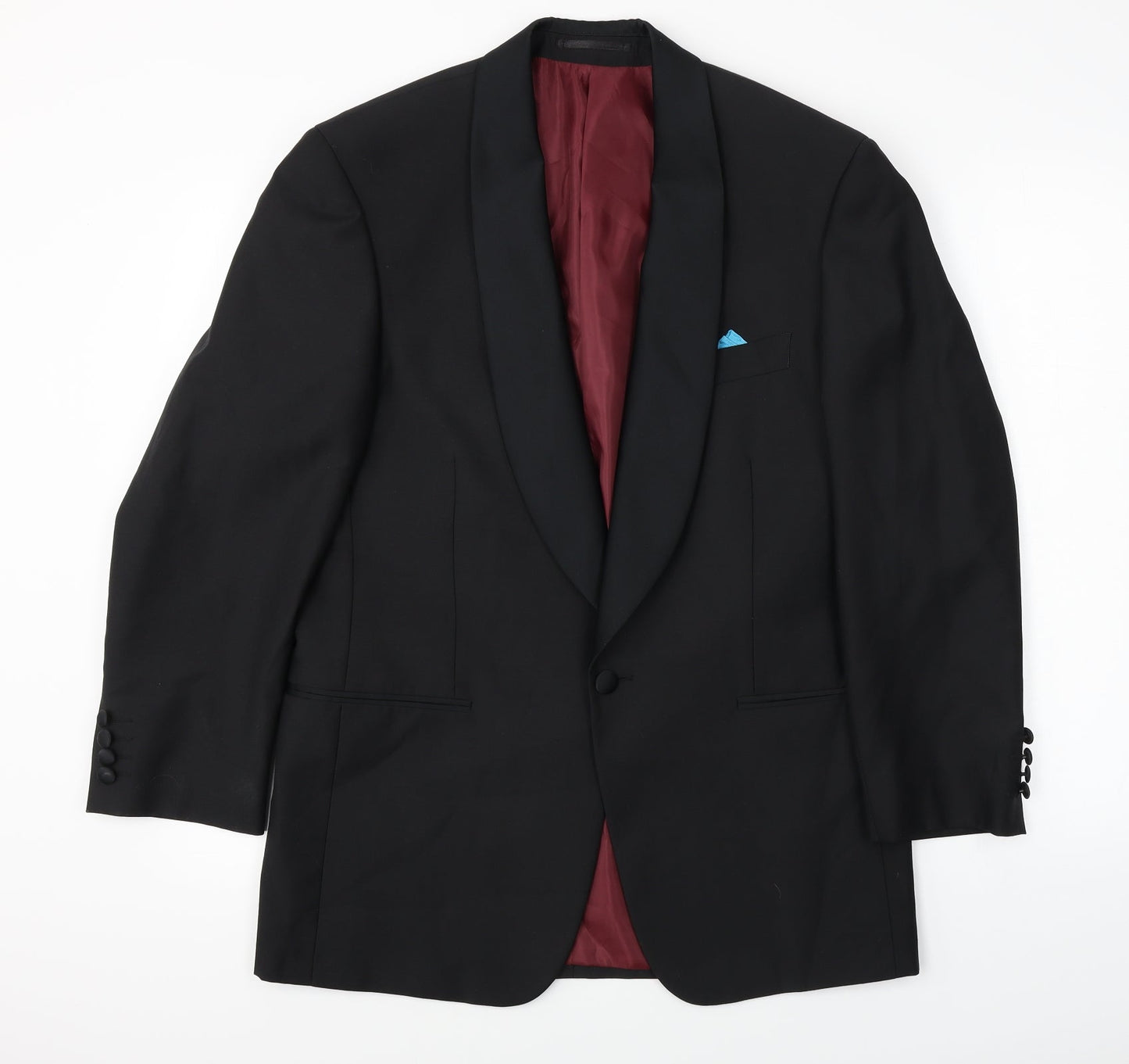 Mens UK Size 38 Scott&taylor Regular Black Suit Jacket