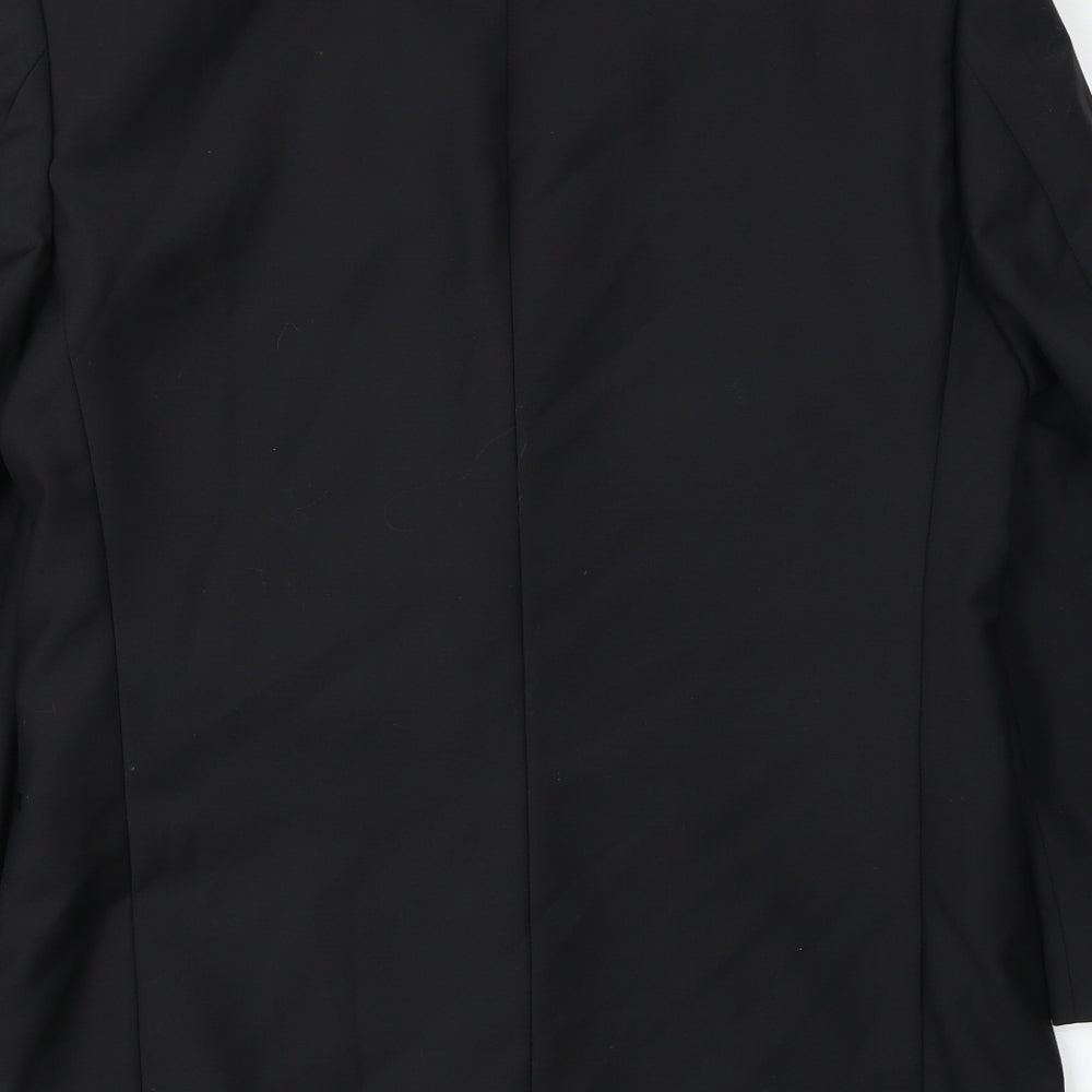 Mens UK Size 38 Scott&taylor Regular Black Suit Jacket