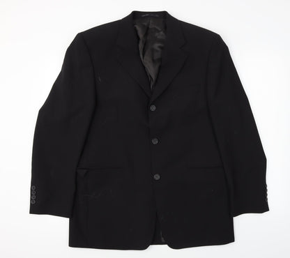 mix+match  Mens Black   Jacket Blazer Size 40