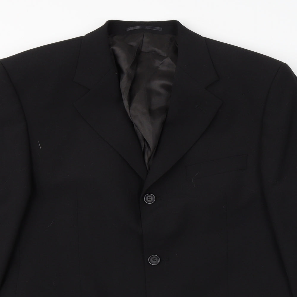 mix+match  Mens Black   Jacket Blazer Size 40