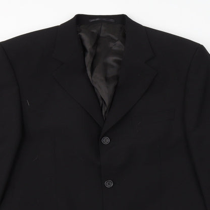 mix+match  Mens Black   Jacket Blazer Size 40