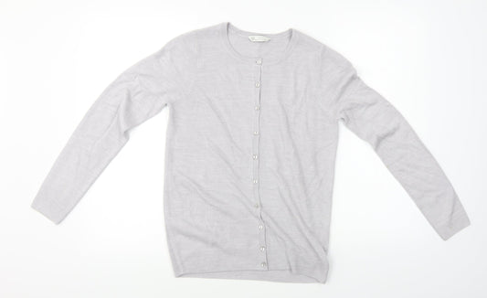 love knitwear   Womens Grey   Cardigan Jumper Size 8