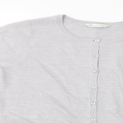 love knitwear   Womens Grey   Cardigan Jumper Size 8