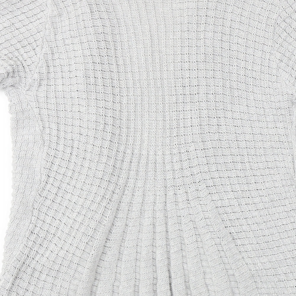 Preworn  Womens Grey   Cardigan Jumper Size S
