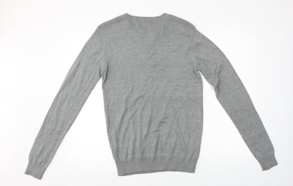 s&j  Mens Grey   Pullover Jumper Size S