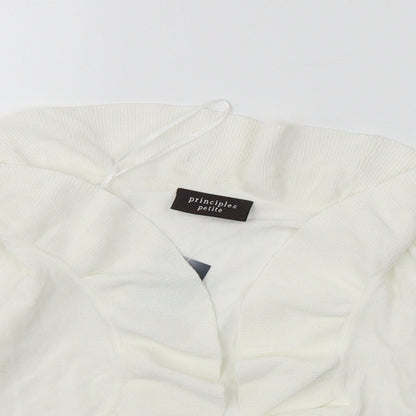 Principles  Womens White   Cardigan Jumper Size S