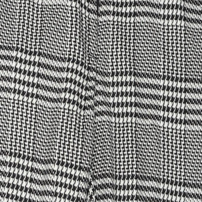 H&M  Womens Grey Check  Trousers  Size 10 L24 in