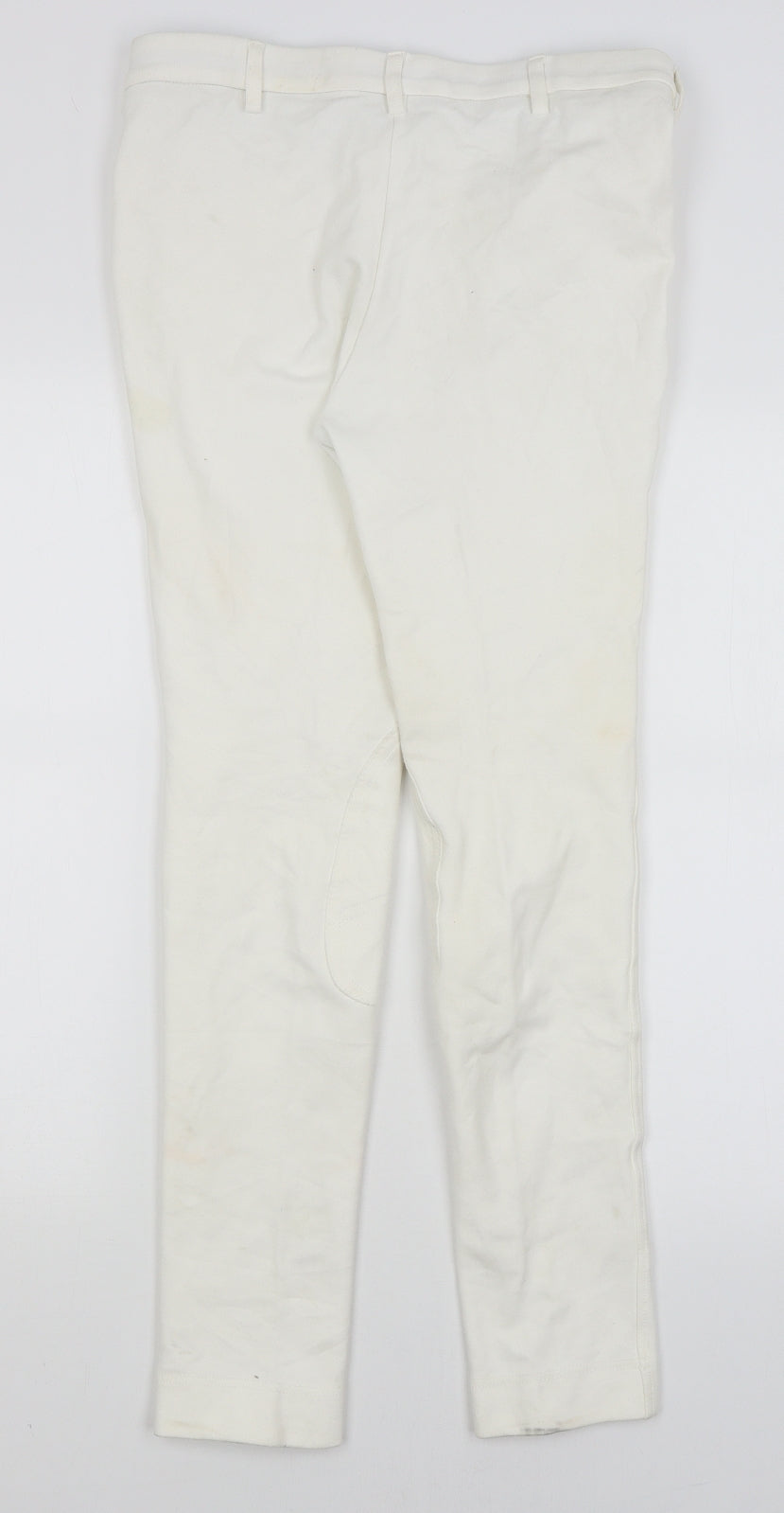 Saddlehuggers Womens White   Capri Trousers Size 32 in L28 in - Jodpurs