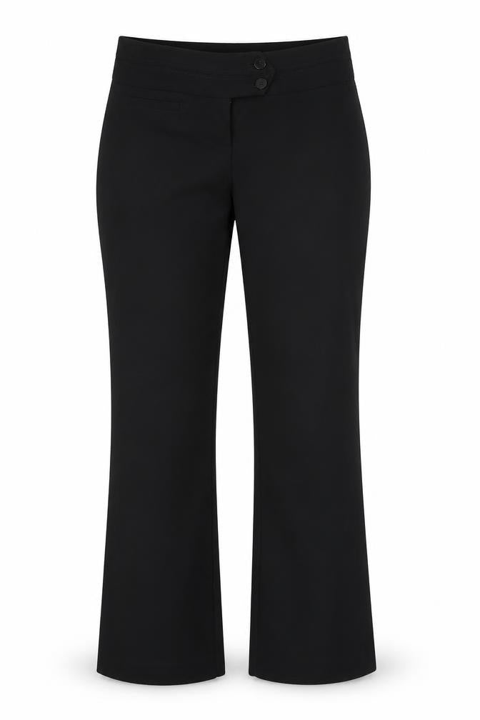 Womens UK Size 12 Dorothy Perkins Regular Fit Dress Pants Black Trousers