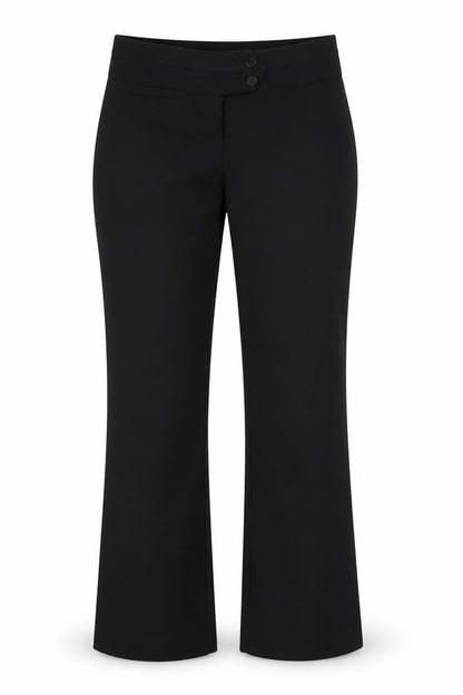 Womens UK Size 12 Dorothy Perkins Regular Fit Dress Pants Black Trousers