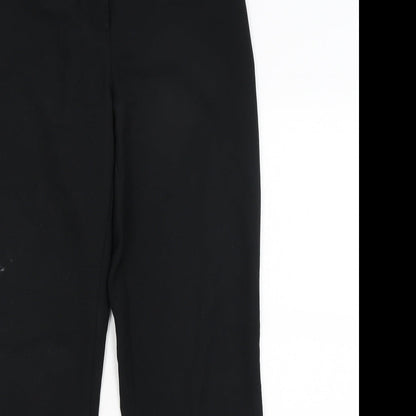 Womens UK Size 12 Dorothy Perkins Regular Fit Dress Pants Black Trousers