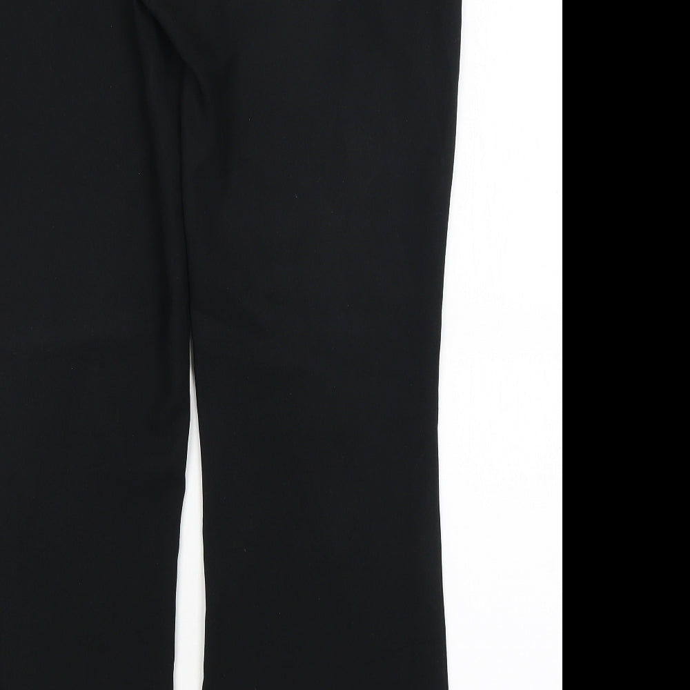 Womens UK Size 12 Dorothy Perkins Regular Fit Dress Pants Black Trousers