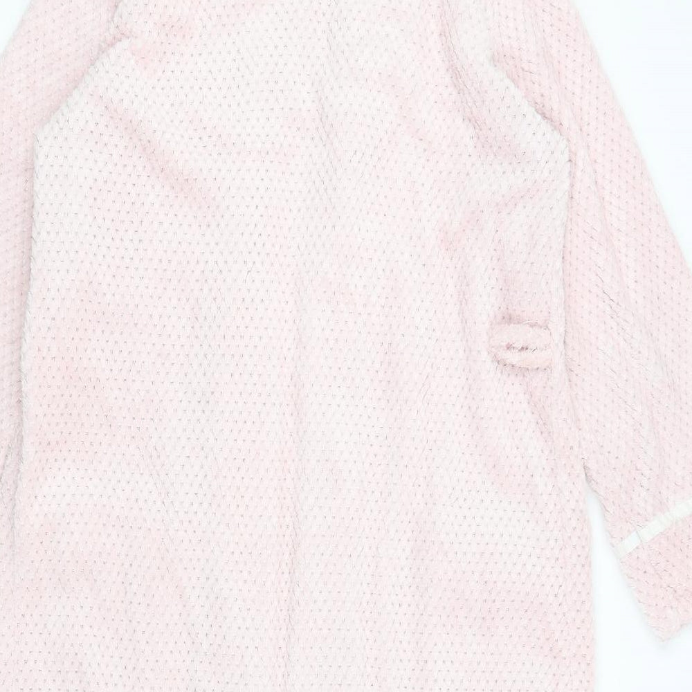 Love to Lounge Womens Pink Solid  Kimono Robe Size XS